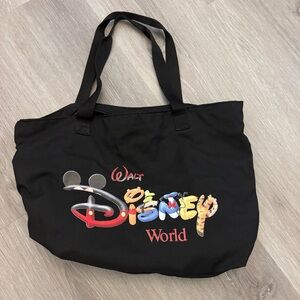 Disney Black and Multicolor Tote Bag